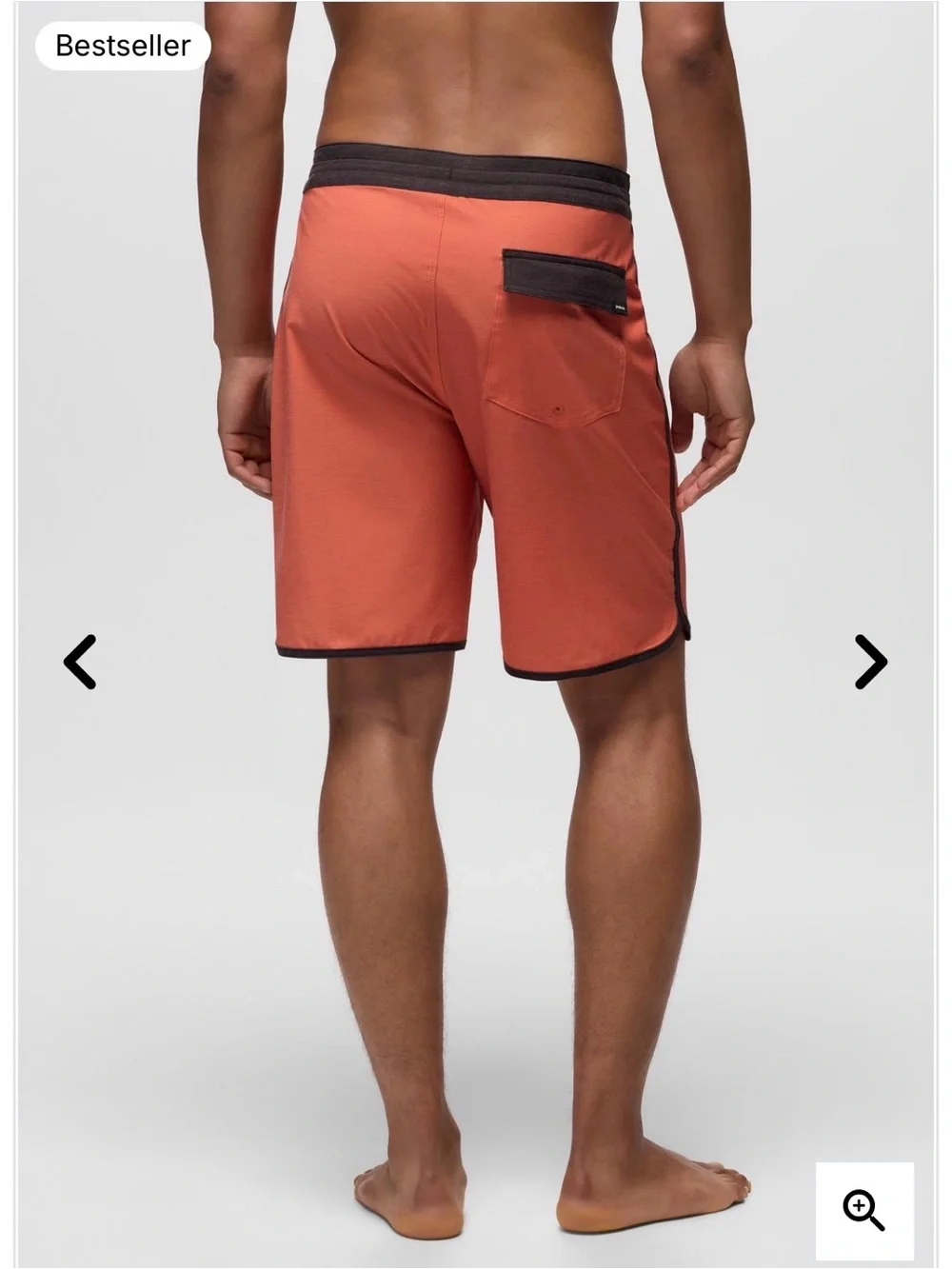 prAna Vintage Boardshort in the 'Lychee' colorway